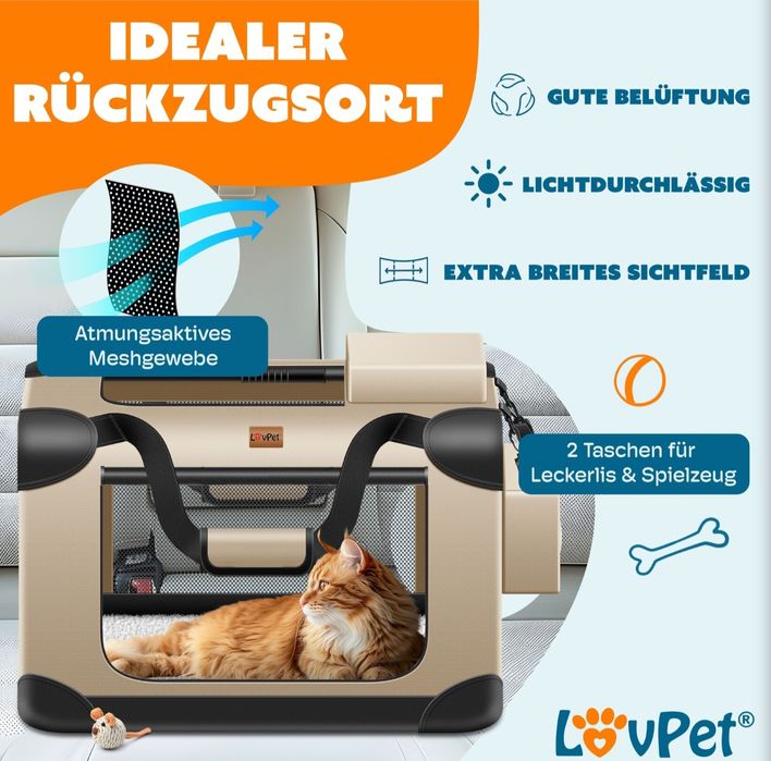 Сгъваема кутия за транспортиране на кучета/ котки и домашни животни