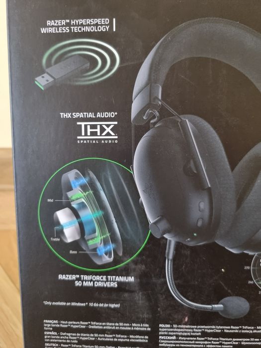Casti gaming Wireless Razer Blackshark V2 Pro , Negru