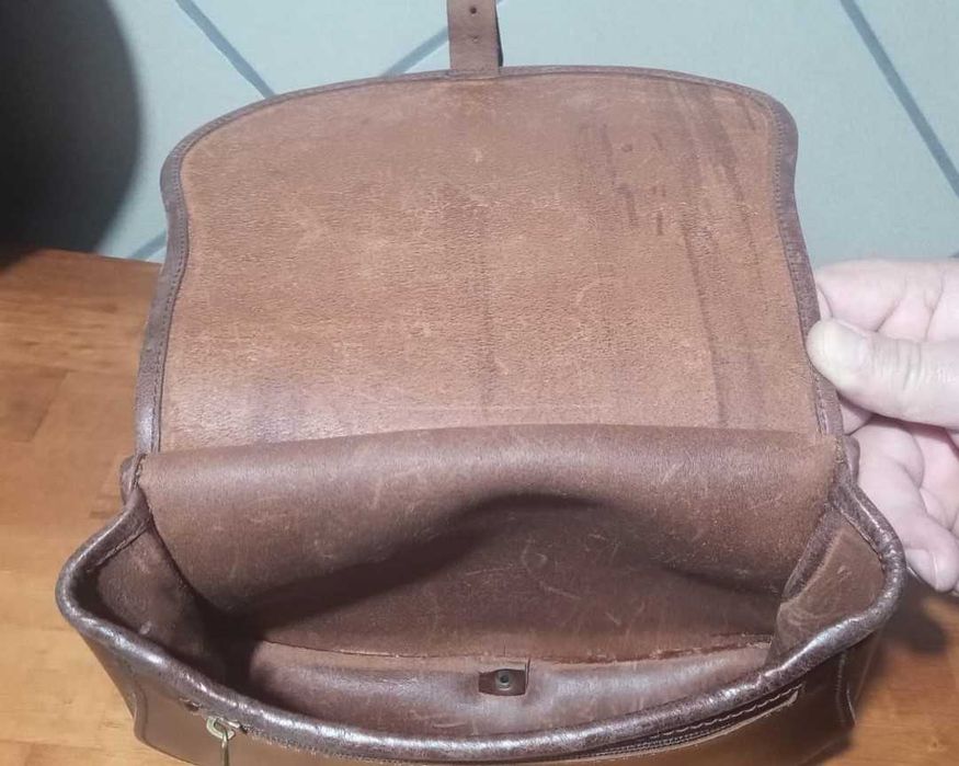Geantă damă din piele naturală de vițel, lucrată manual