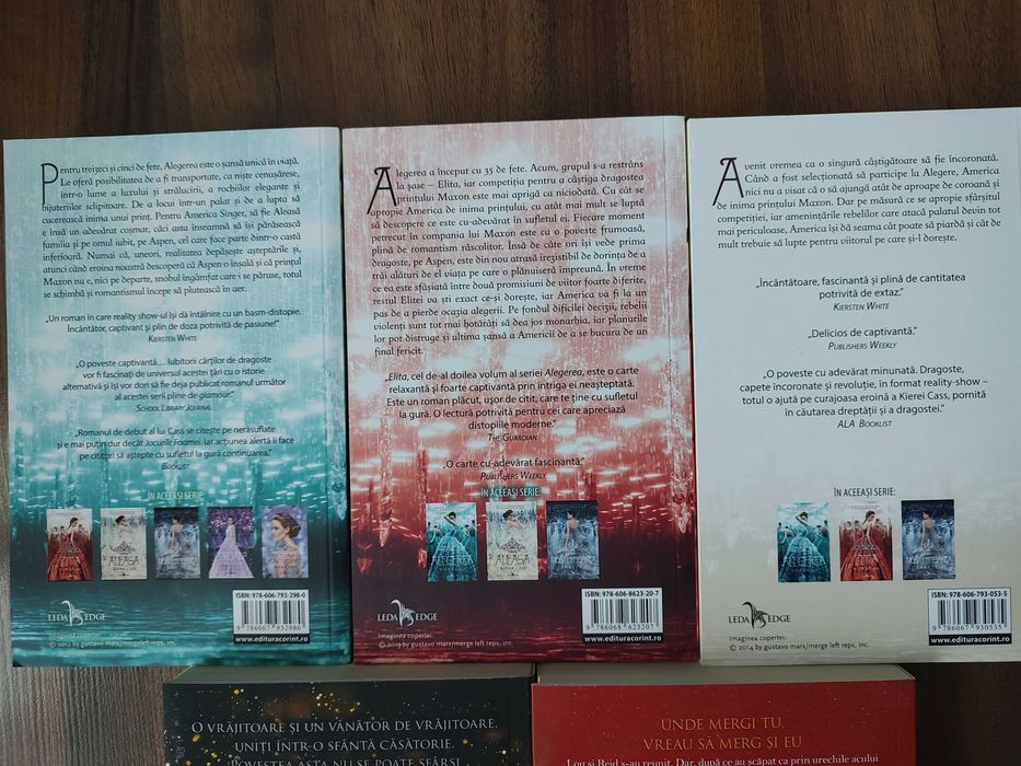 Alegerea -Kiera Cass
Șarpe și porumbel -Shelby Mahurin
