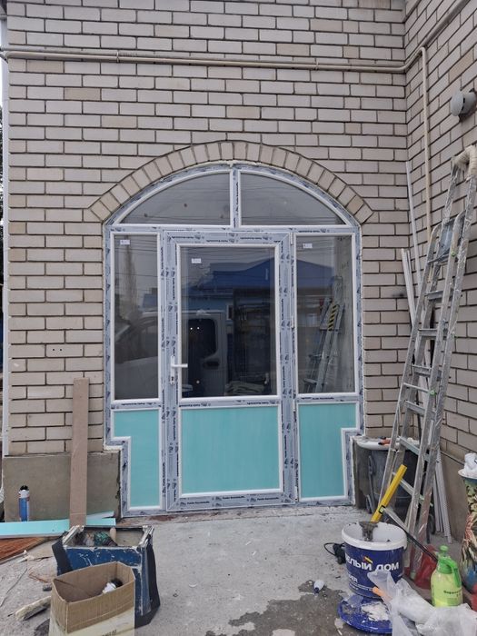 Пластиковые и алюминовые окно,дверь