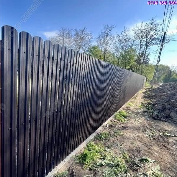 Garduri din panou stil jaluzele, din sipca metalica, tabla, plasa, BCA