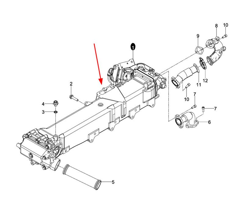 Нови и рециклирани EGR модул охладител MAN Tgs Tgx euro 6