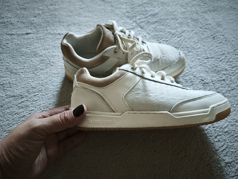 Маратонки le coq sportif и дамски боти, естествена кожа