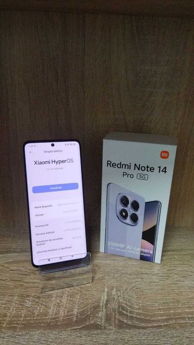 REDMI NOTE 14PRO 5G NEGRU, 8/256GB/Fin X Amanet cod 112584