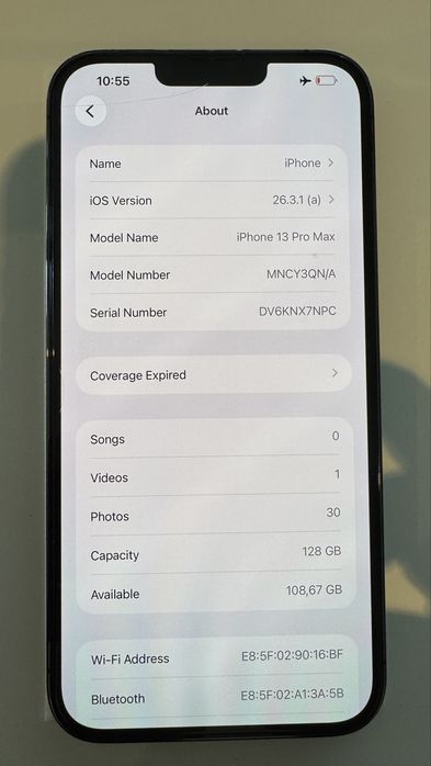 Iphone 13 Pro Max 128gb la cutie, 2xfolii noi + husa noua