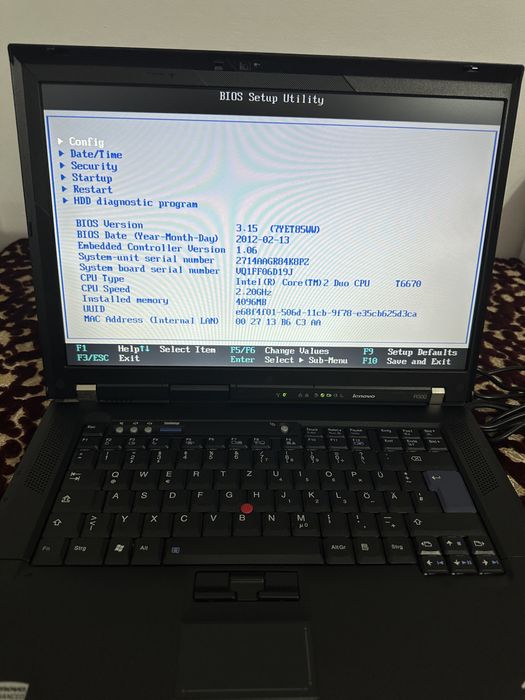 Lenovo thinkpad r500