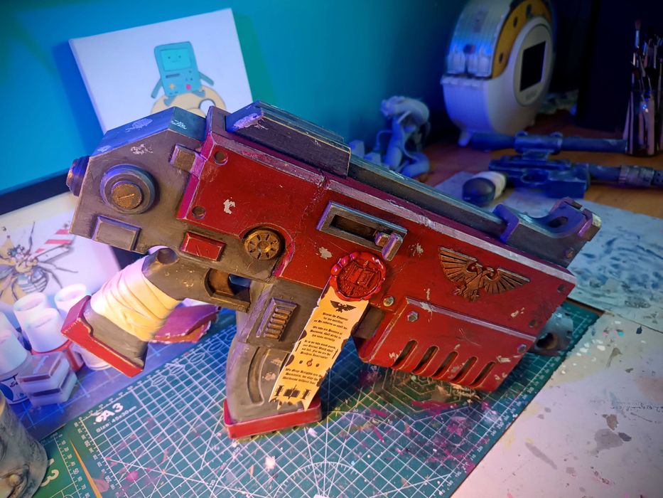 Warhammer 40K Cosplay Косплей комплект пистолети Bolt gun