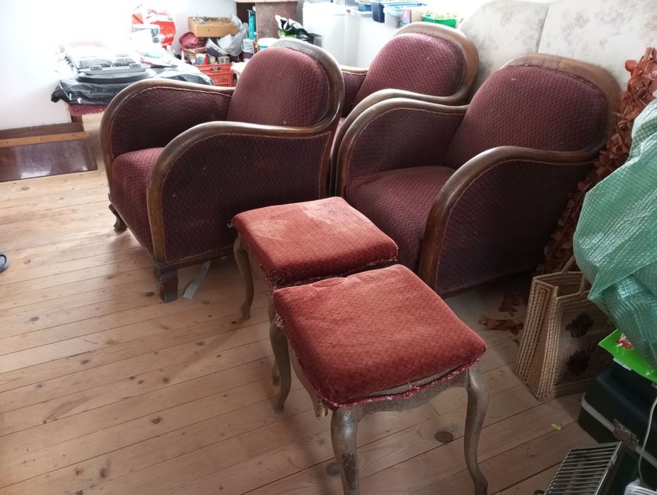 Ретро фотьойли и табуретки