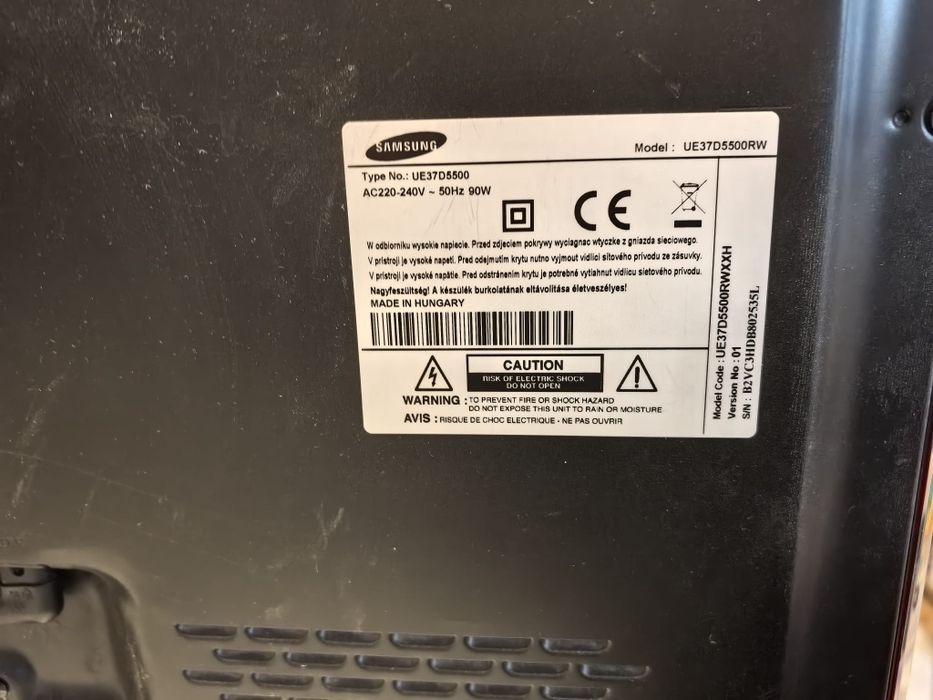 Televizor Smart Samsung UE37D5500 se restarteaza