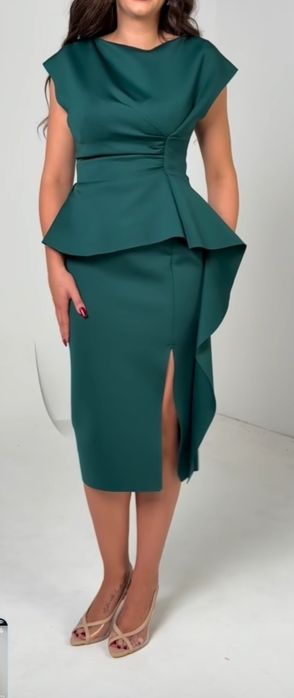 Rochie eleganta verde