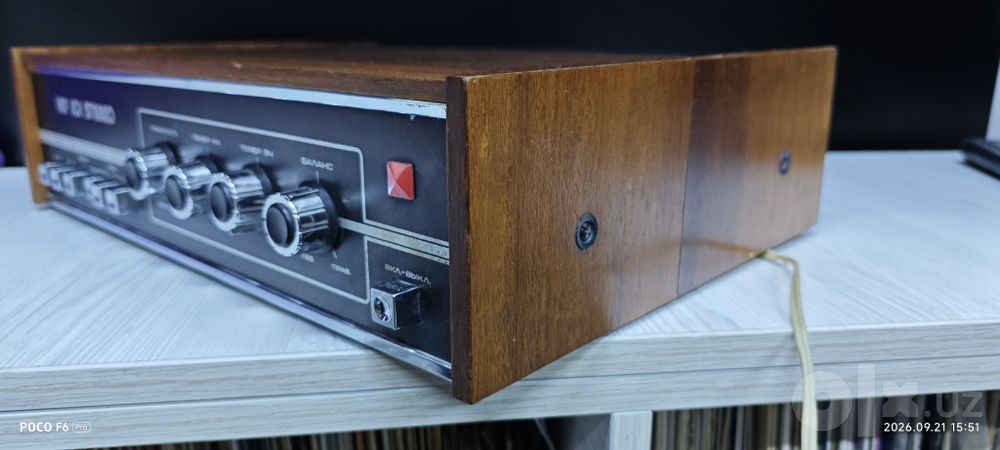 Усилитель Vef 101 stereo, шикарный звук