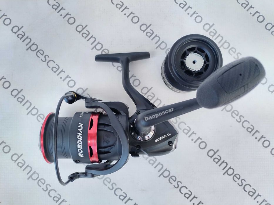 SET 2 Mulinete Feeder ROBINHAN RIVER MONSTER LA5000 tambur Long Cast