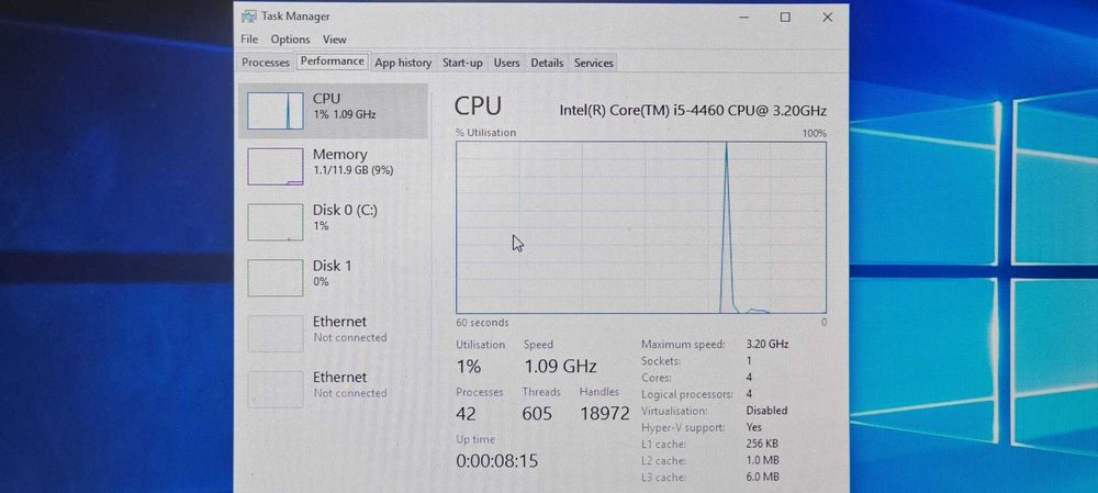 PC Intel i5-4460 12GB DDR3 ssd 120GB hdd 2TB
