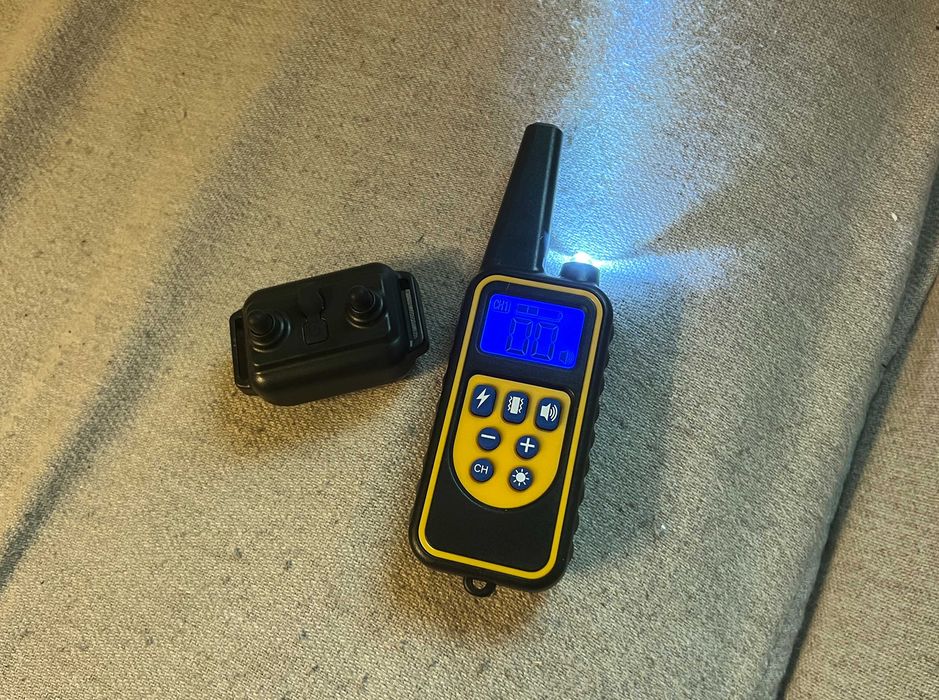 Zgarda dresaj caini reincarcabila 800m impermeabila