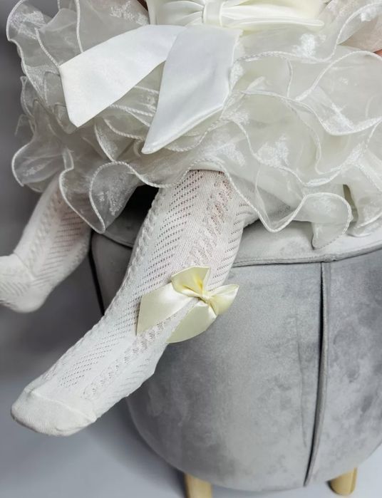 Колготки белые на 1-2 года