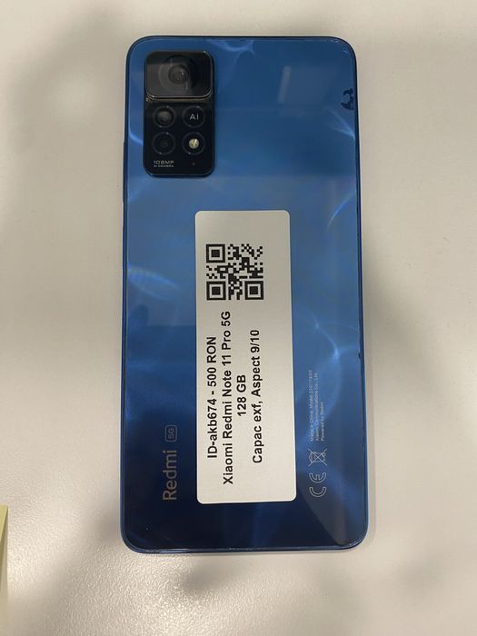 Xiaomi Redmi Note 11 Pro 5G 128GB ID-akb674