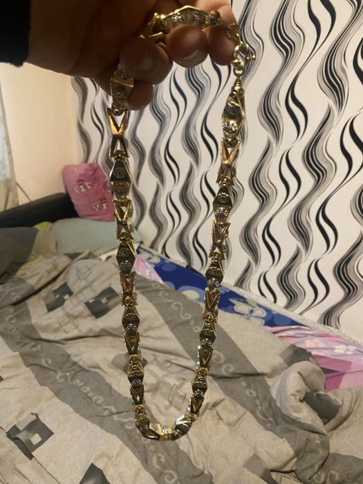 Позлатен ланец 165гр нов