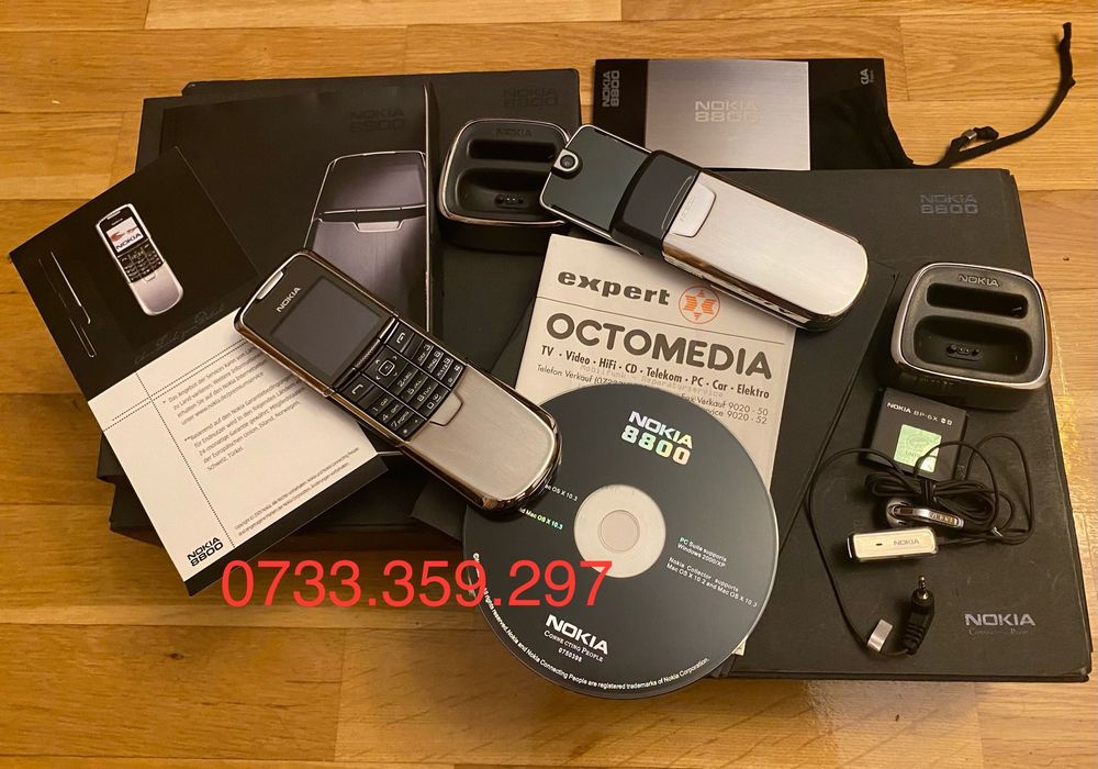 Nokia 8800 Classic CA NOU ! Full Box ! RARITATE Colectie vintage