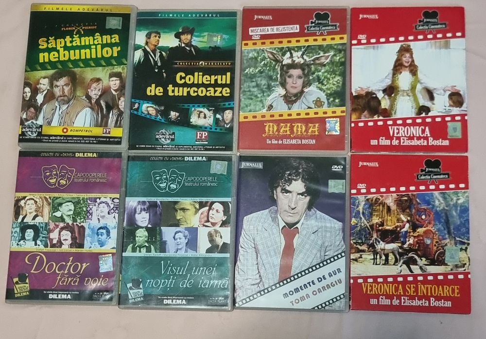 Lot 8 Dvd-uri cu filme romanesti