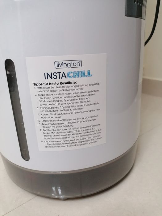 Aparat de răcit aerul InstaChill