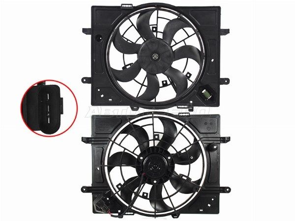 Диффузор радиатора  Jac J7