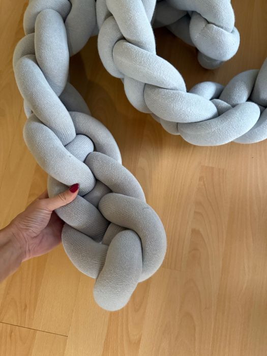 Обиколник за кошара, сив, 230см