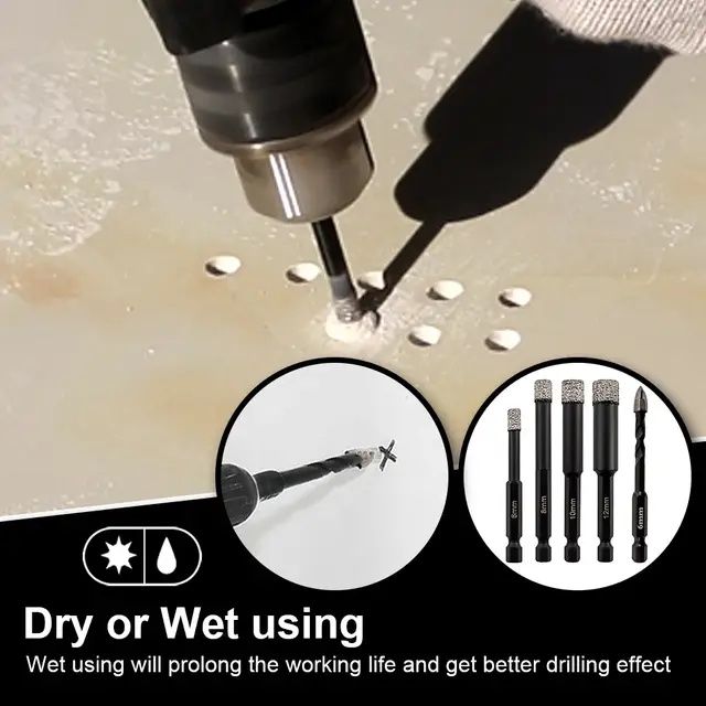 Диамантена боркорона 6 8 10 mm  SHDIATOOL