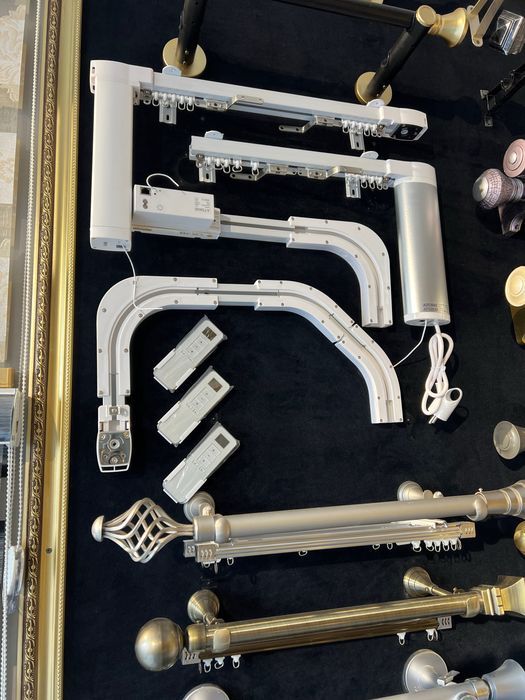 карнизы электронный управлением с пультом elektra karniz