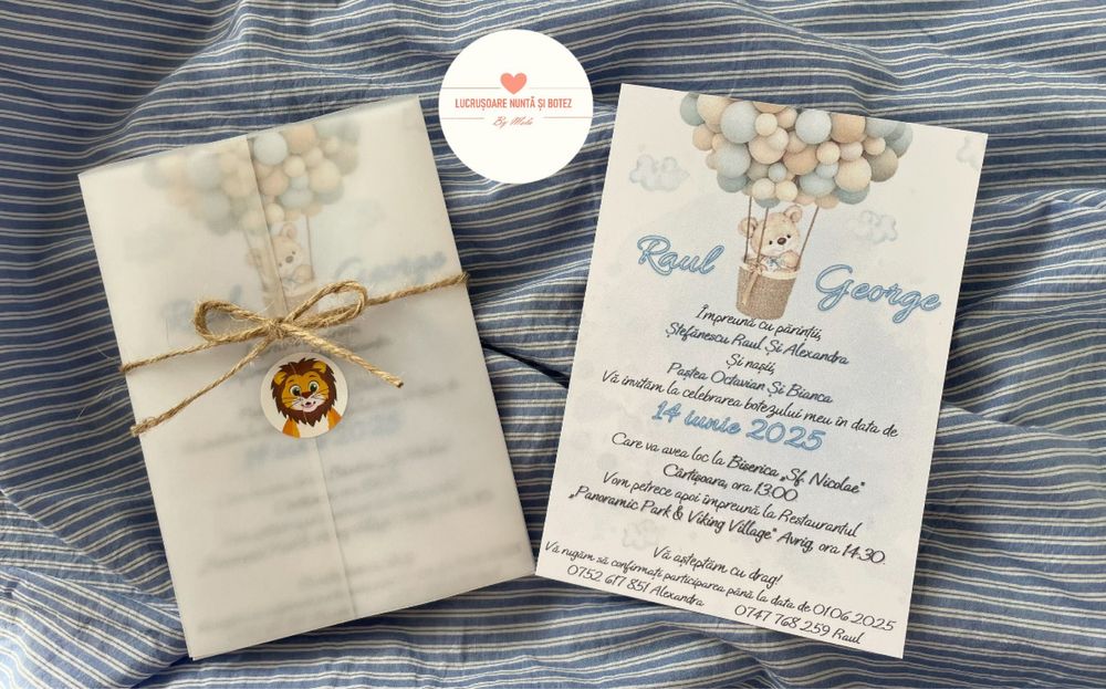 Invitatii nunta si botez