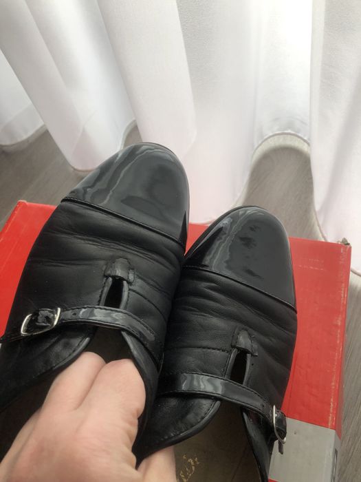 Pantofi din piele, mar.37