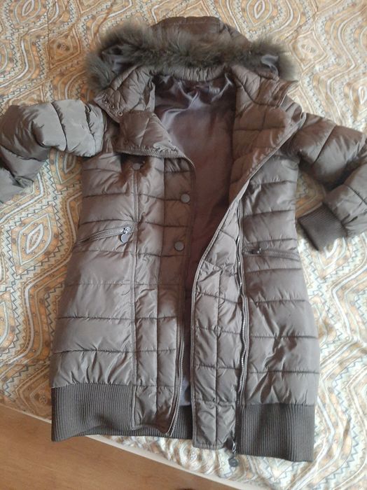 Зимно яке-естествен пух