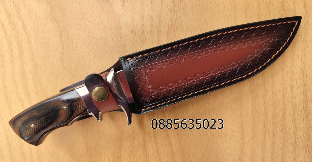 Ловен нож с месингов гард