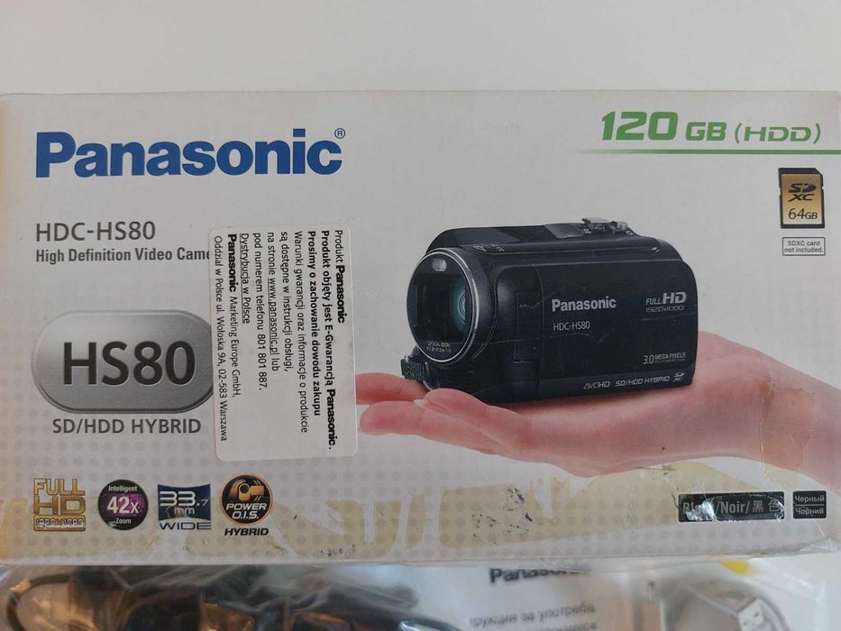 Видео камера Panasonic HS80 Full HD