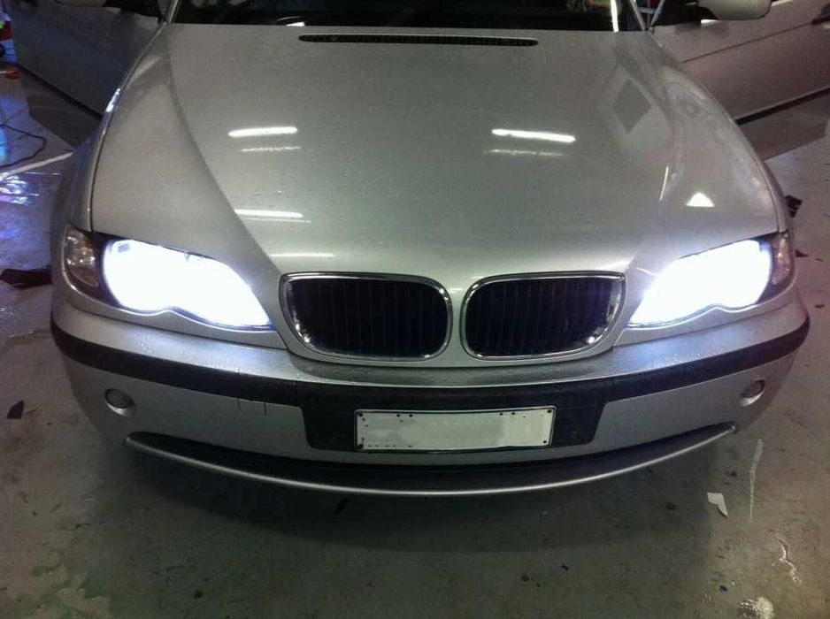 Комплект H8 40W LED Angel Eyes крушки за BMW - CANBUS, бяла светлина
