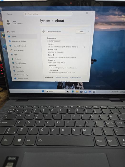 Laptop Lenovo Ideapad Flex 5, 14 inch,i3 gen 12