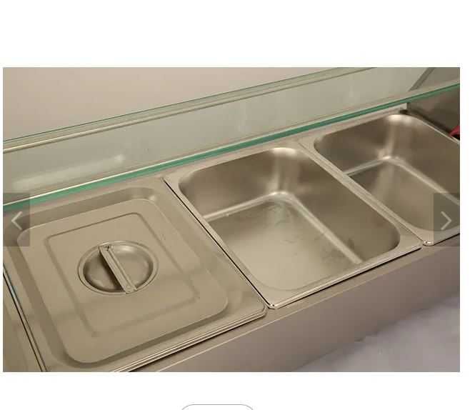 Aparat profesional bain marie vitrina  5 GN1/2 -TRANSPORT GRATUIT