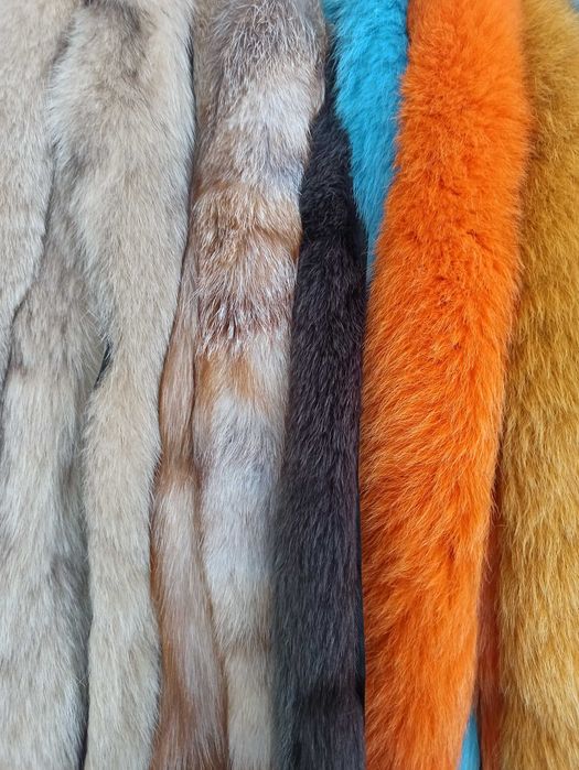 Дамски кожи от естествена лисица!