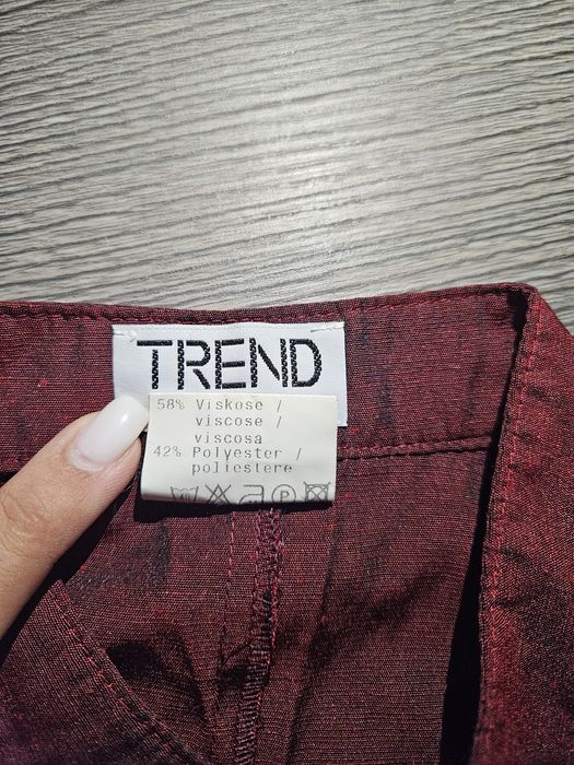 Rochie tip cămașă TREND burgundi