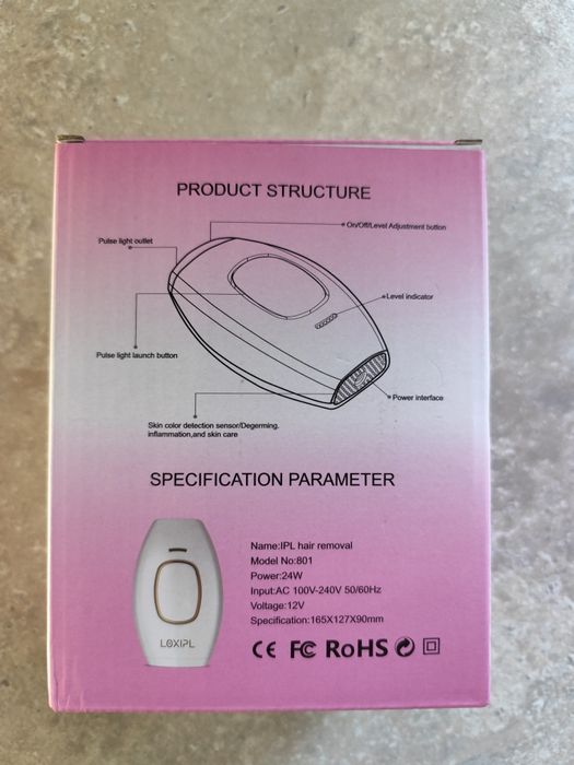 Epilator permanent cu laser LOXIPL