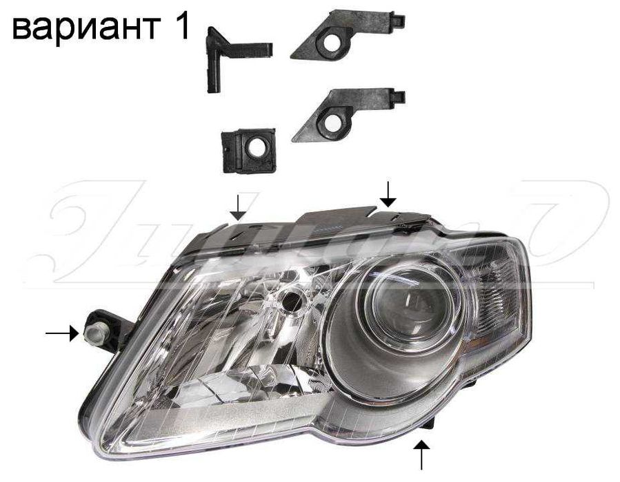 Щипки за закрепване на фар за VW PASSAT B6 (05-10)