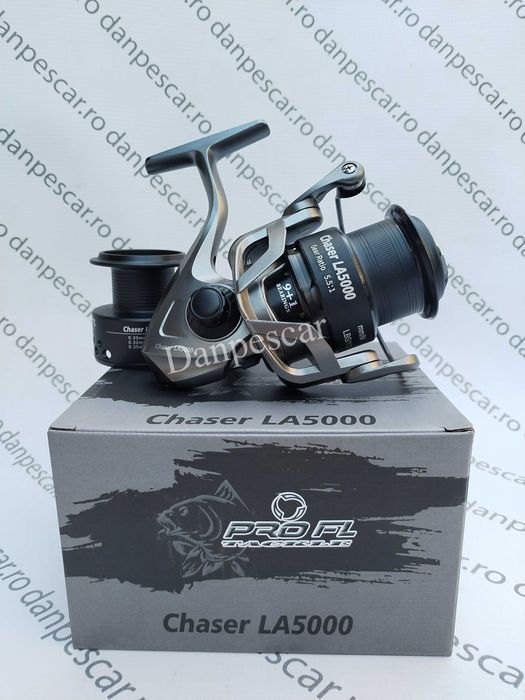 Mulinetă Feeder si Crap PRO FL CHASER LA5000 tambur Long Cast
