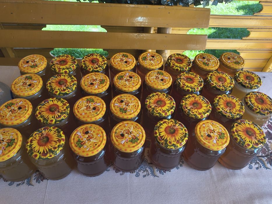 Miere de rapiță  și floarea soarelui