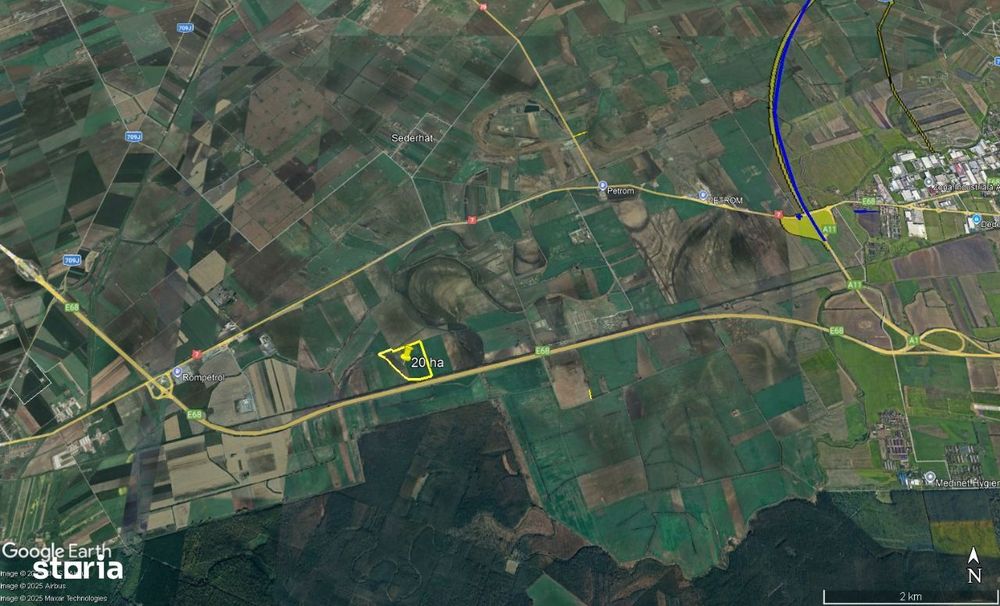 20 ha teren arabil Pecica