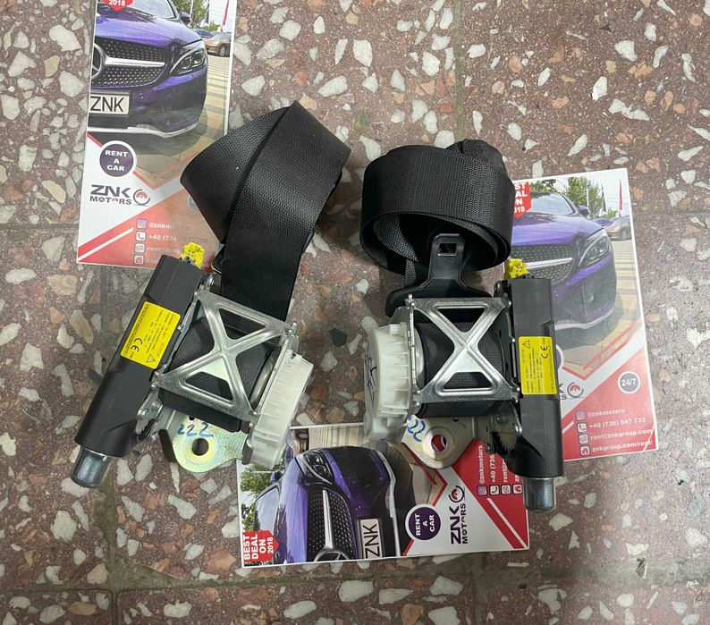Mercedes Benz S w222 set centuri siguranta fata / spate - kit airbag