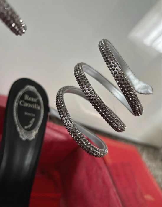 Sandale Rene Caovilla piele naturala 38-39 pe stoc