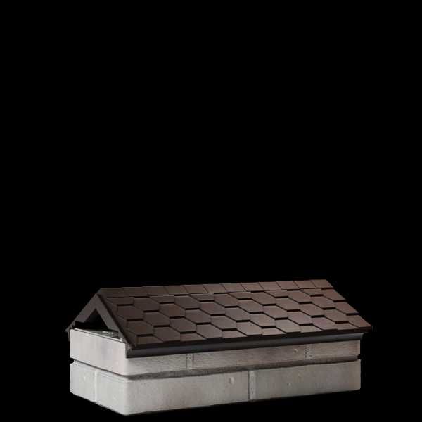 Полимерпесчаные колпаки и парапеты