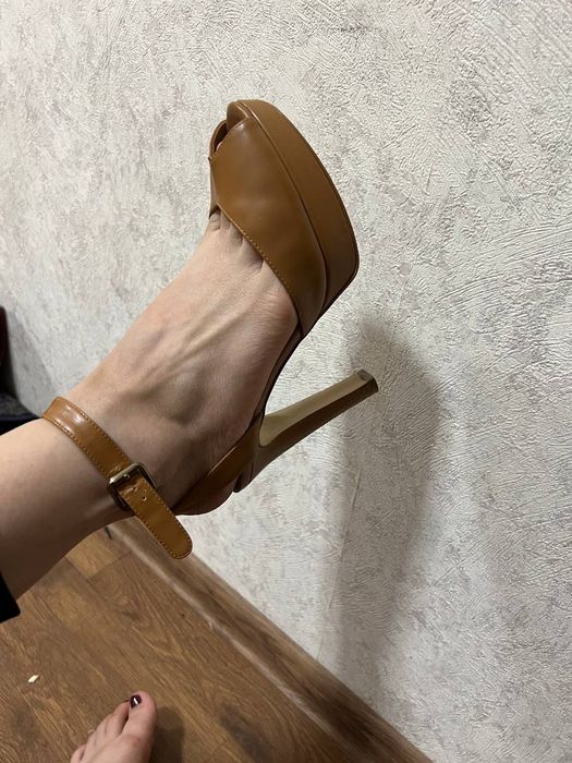 Туфли натуральная кожа +басаножка