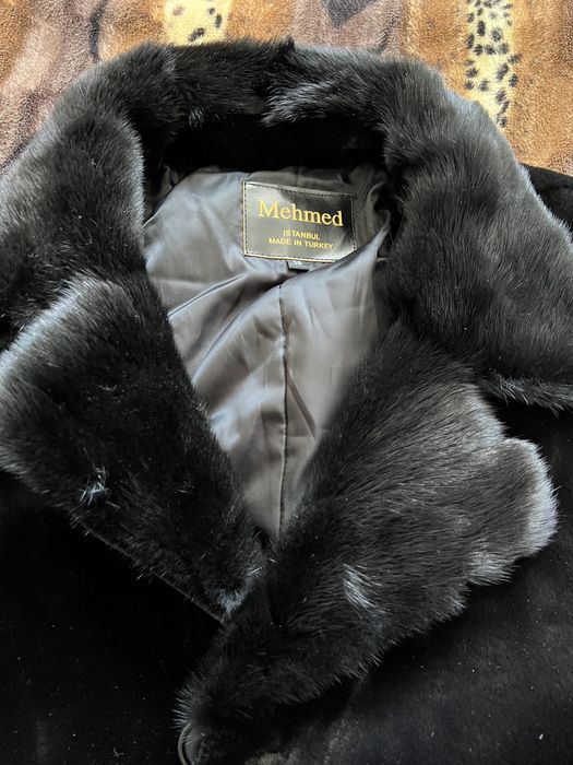 Продам дубленку мутон с норковым воротником