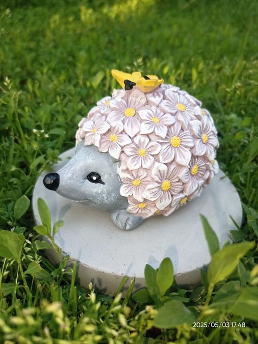 Садовые фигуры ёжик улитка черепаха